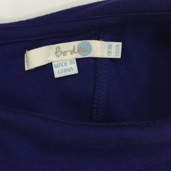 Boden Royal Blue Mini Dress - Picture 8 of 8